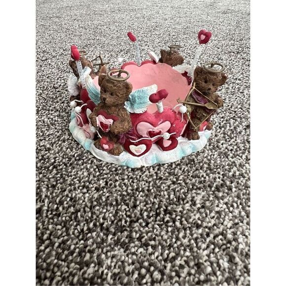 Valentine bear candle holder - Picture 1 of 4